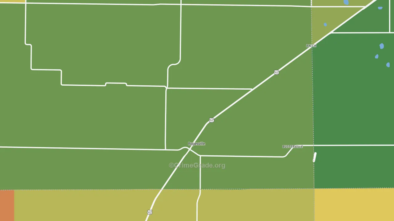 79358, TX Map of Drug-Related Crime Rates