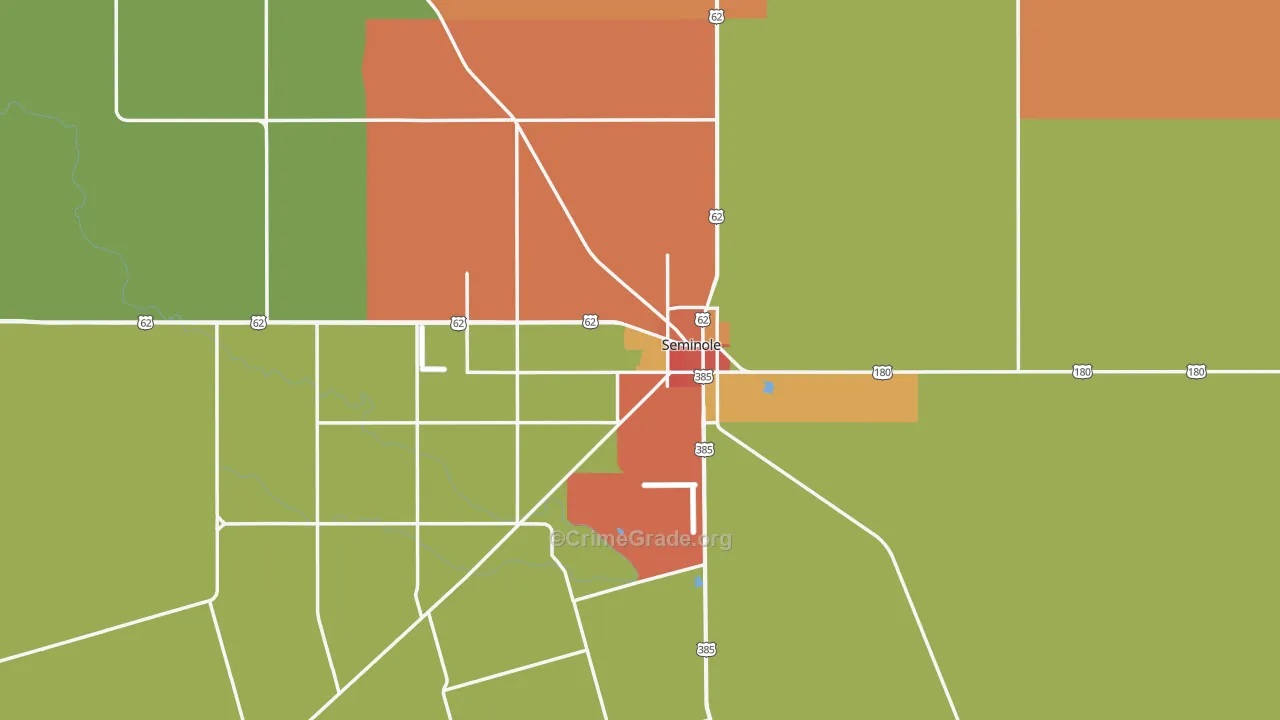 79360, TX Map of Drug-Related Crime Rates