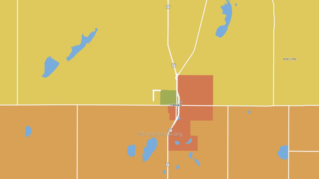 79373, TX Map of Drug-Related Crime Rates