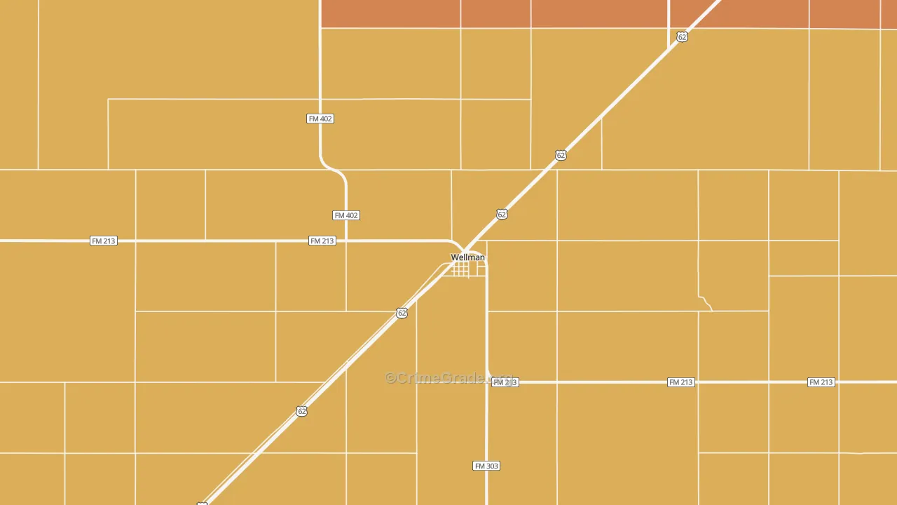 79378, TX Map of Drug-Related Crime Rates