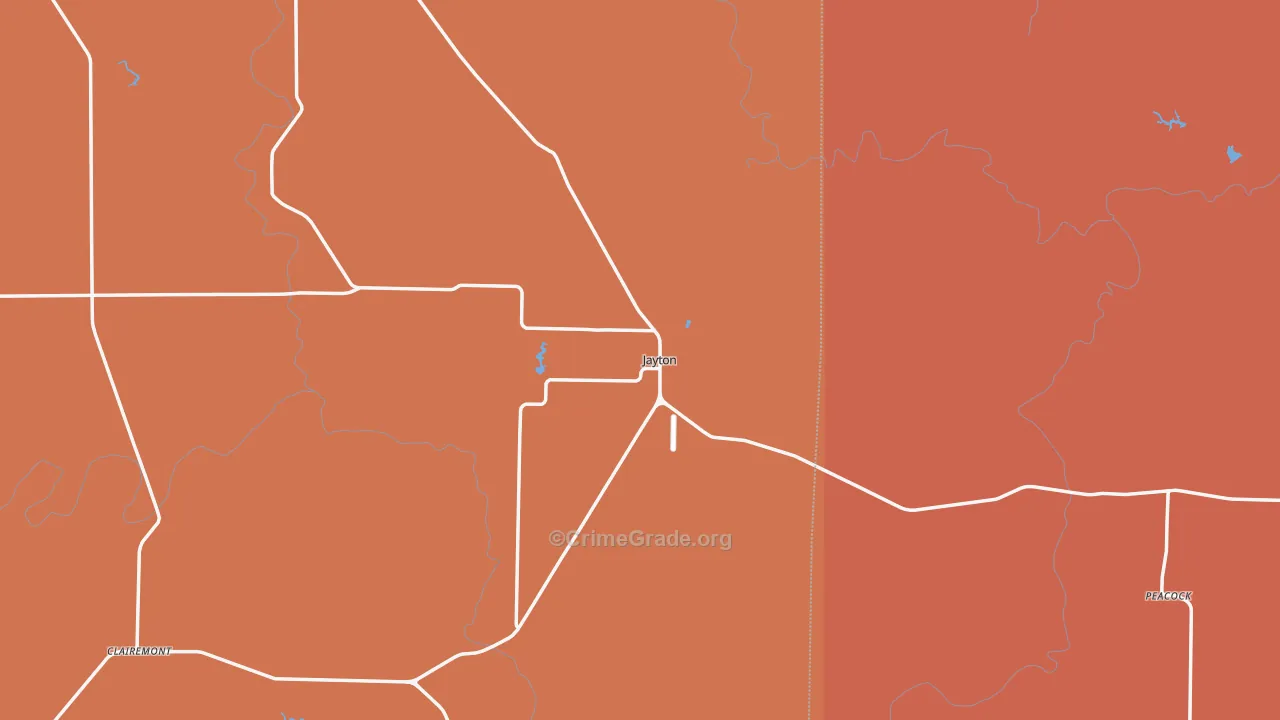79528, TX Map of Drug-Related Crime Rates