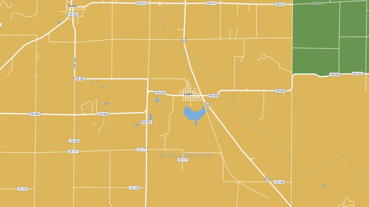 79530, TX Map of Drug-Related Crime Rates