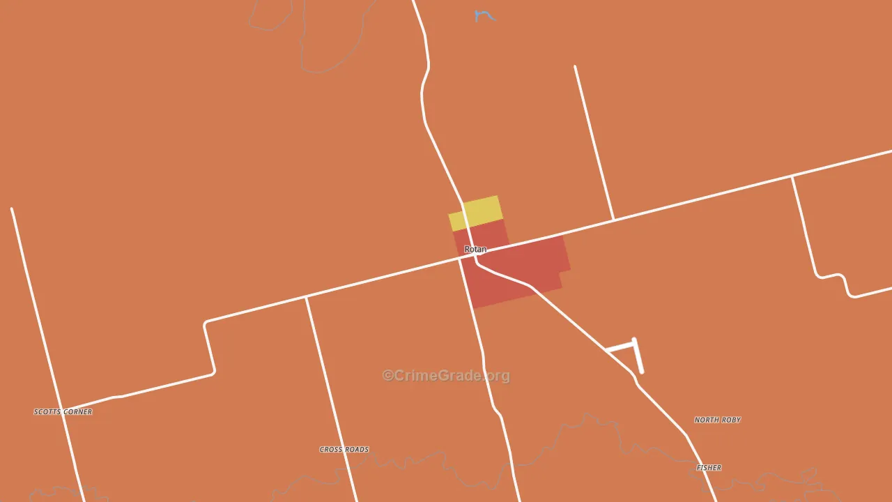 79546, TX Map of Drug-Related Crime Rates