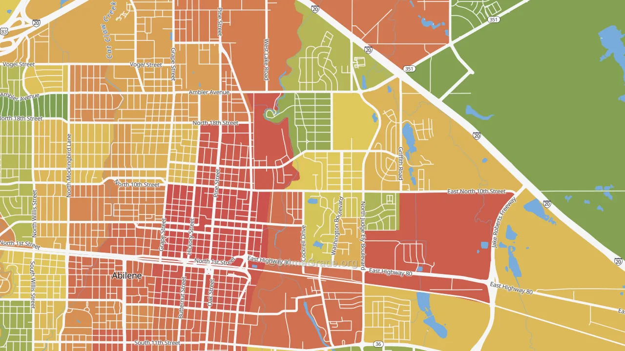 79699, TX Map of Drug-Related Crime Rates