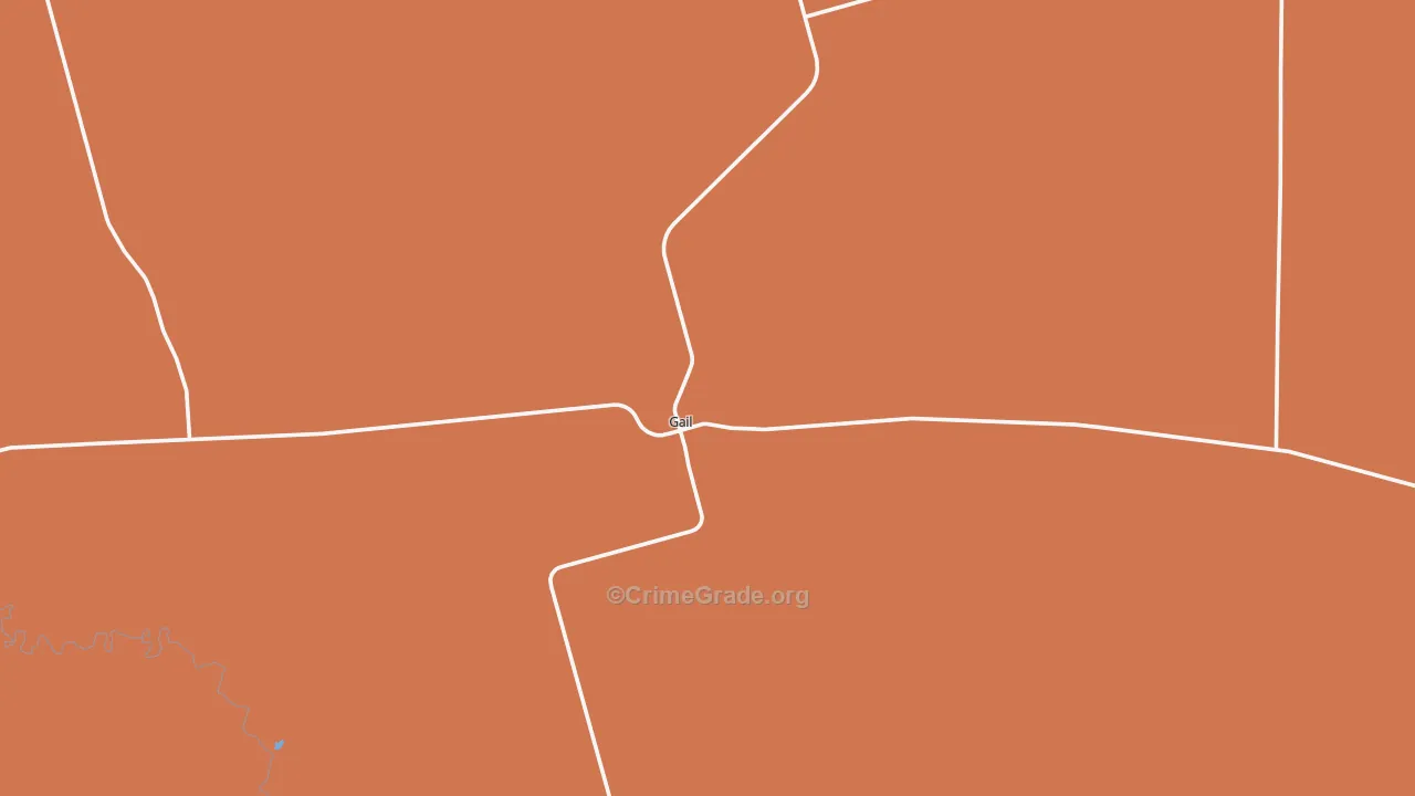 79738, TX Map of Drug-Related Crime Rates