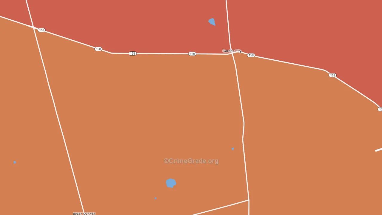 79739, TX Map of Drug-Related Crime Rates
