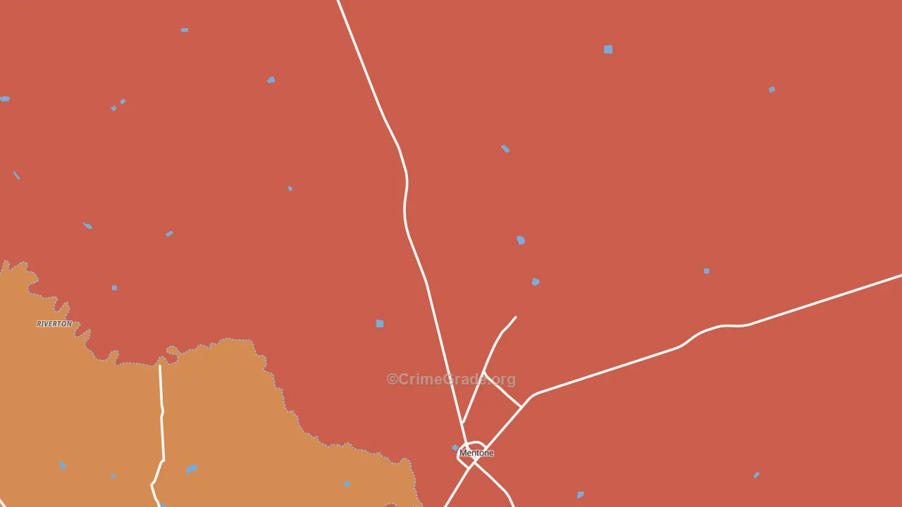 79754, TX Map of Drug-Related Crime Rates