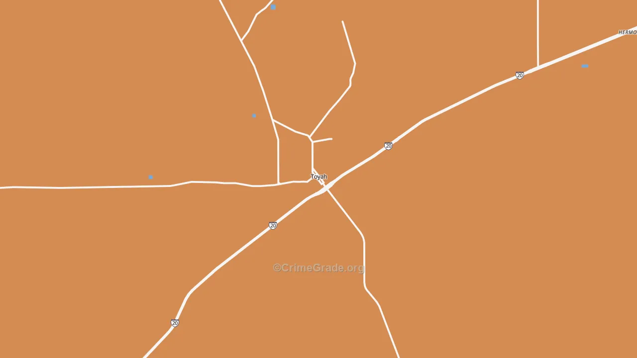 79785, TX Map of Drug-Related Crime Rates