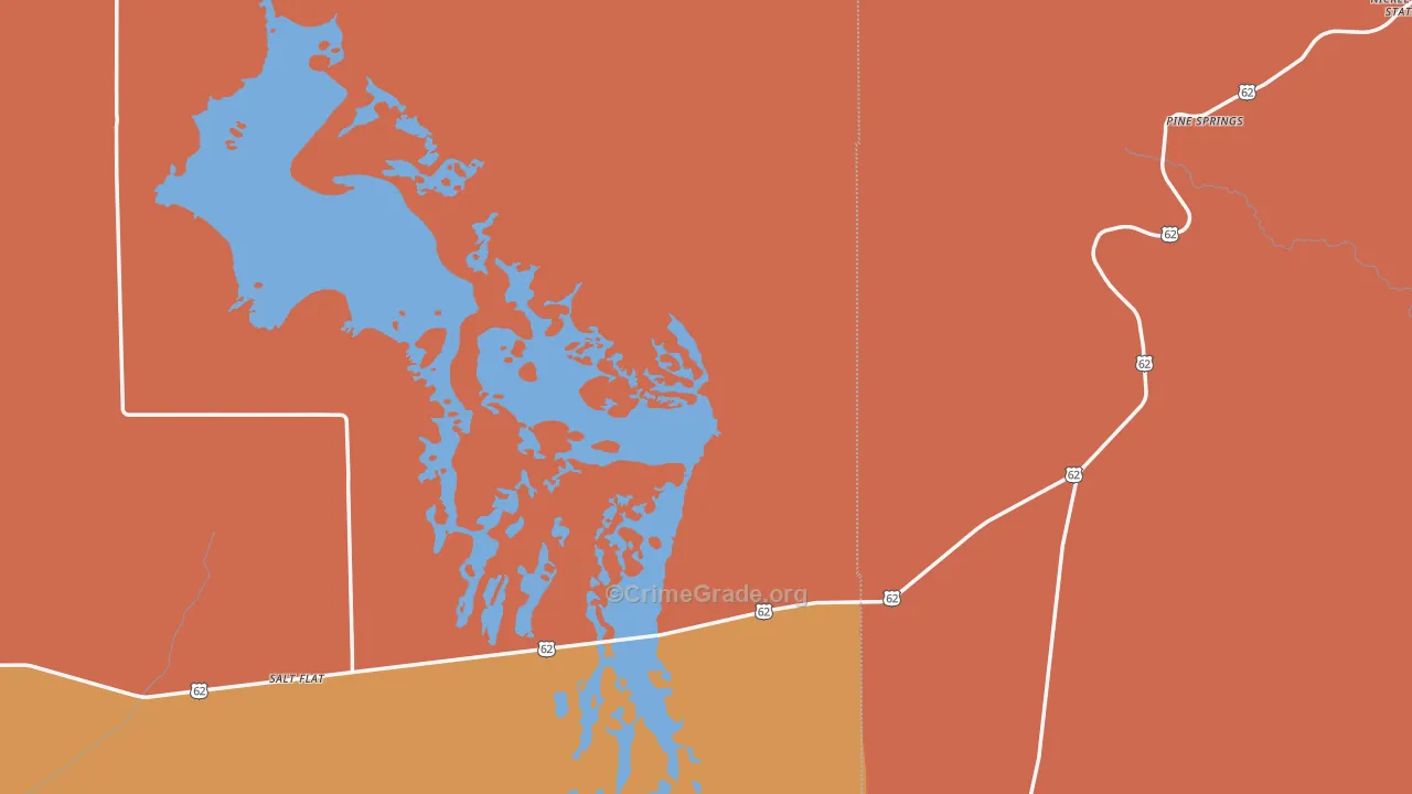 79847, TX Map of Drug-Related Crime Rates
