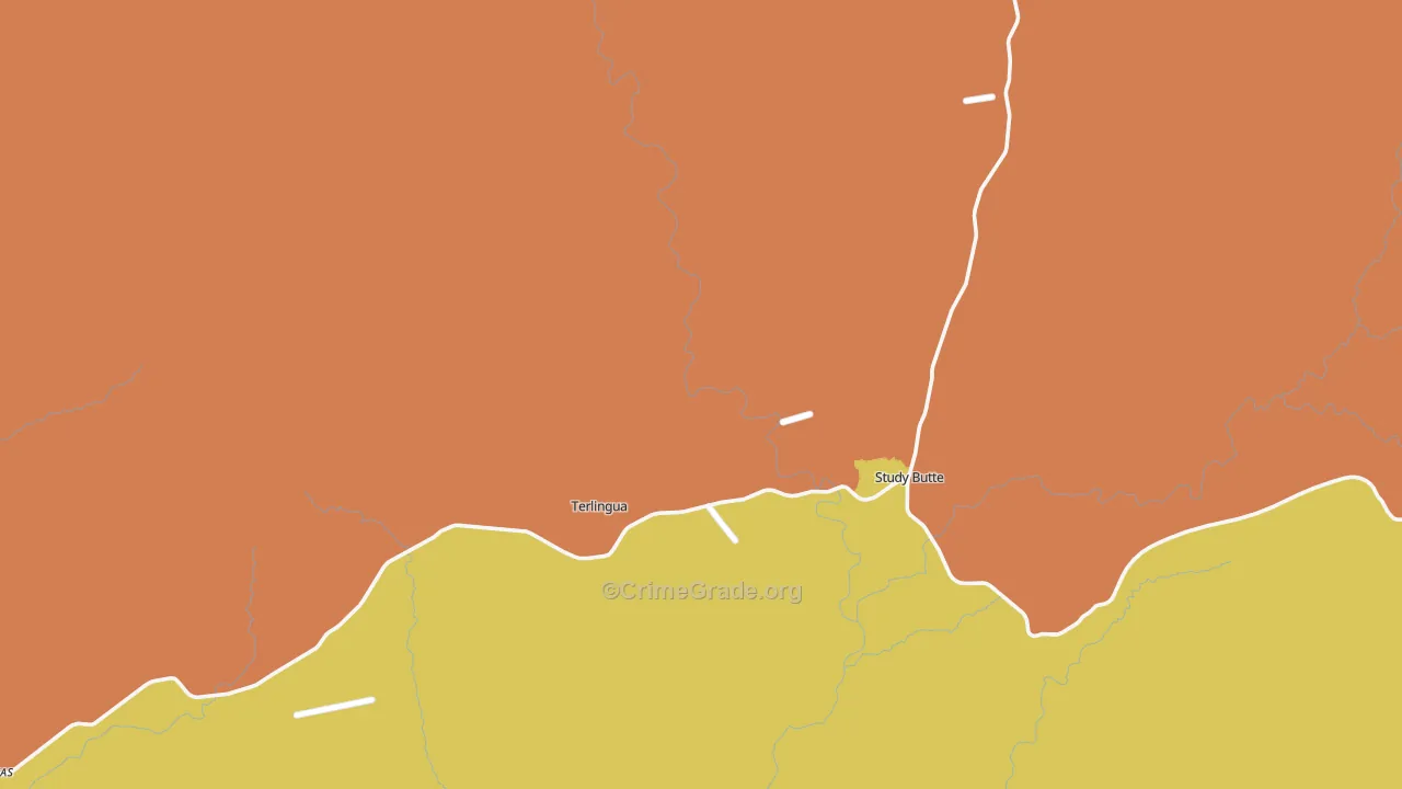 79852, TX Map of Drug-Related Crime Rates