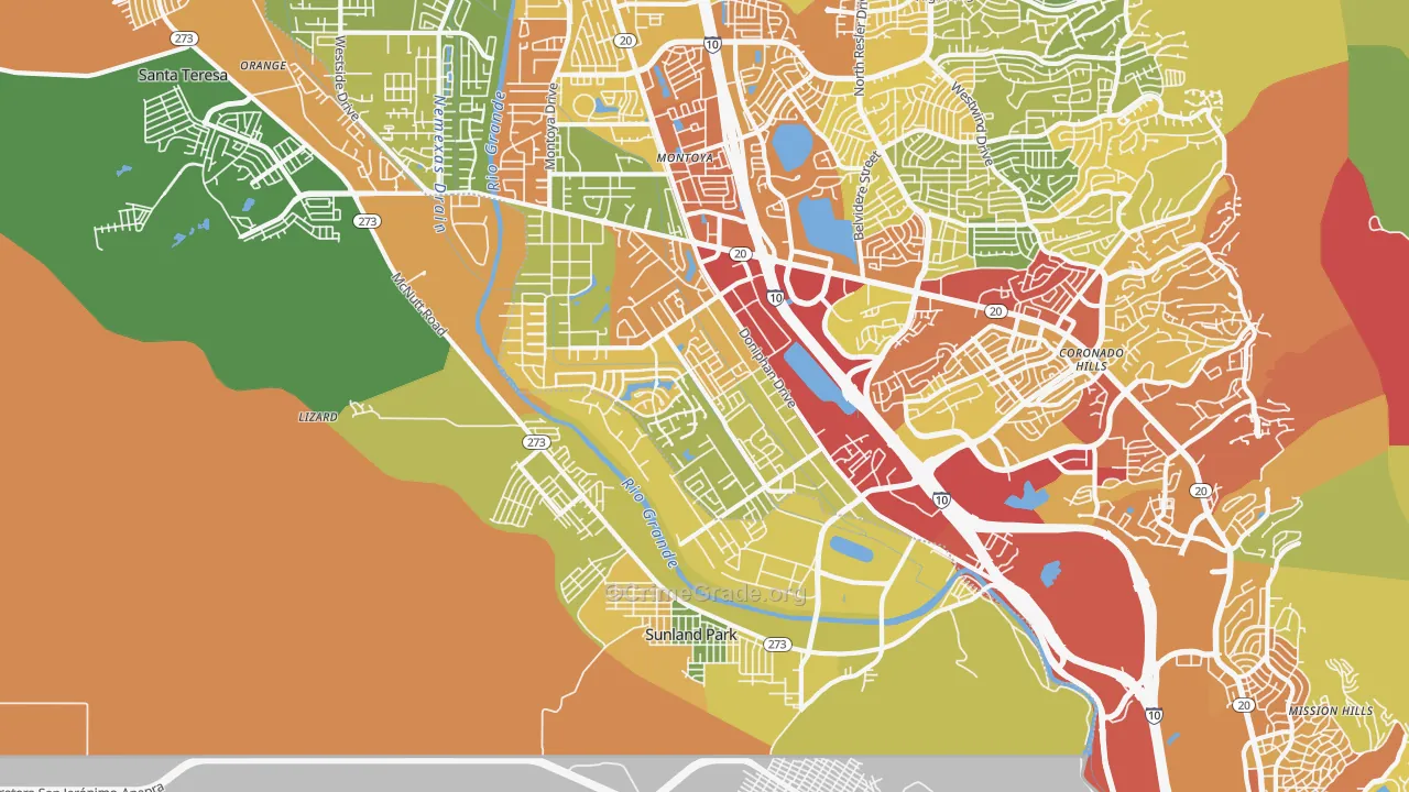 79922, TX Map of Drug-Related Crime Rates