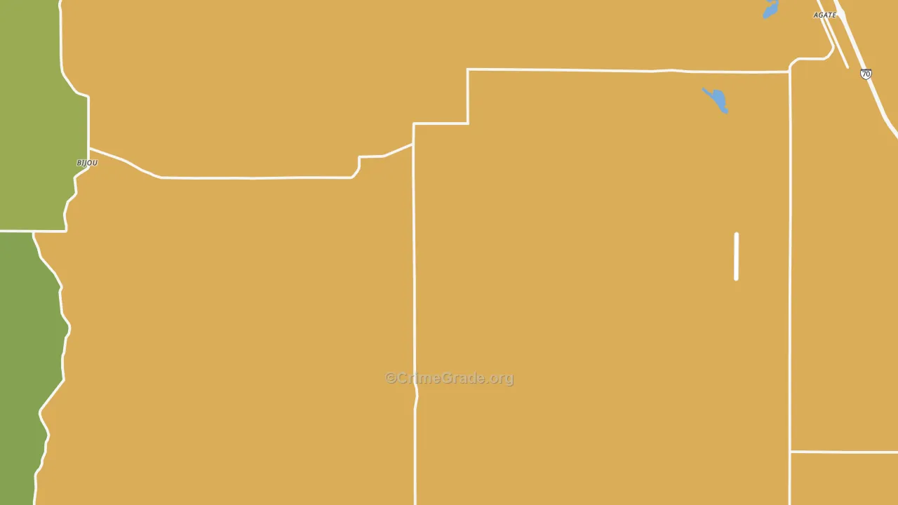 80101, CO Map of Drug-Related Crime Rates