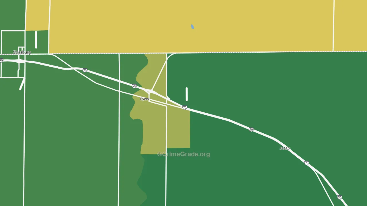80103, CO Map of Drug-Related Crime Rates