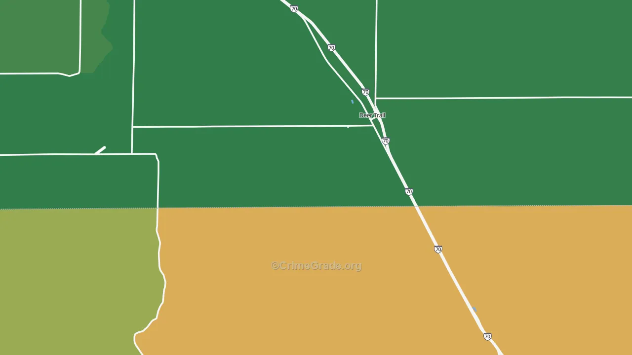 80105, CO Map of Drug-Related Crime Rates
