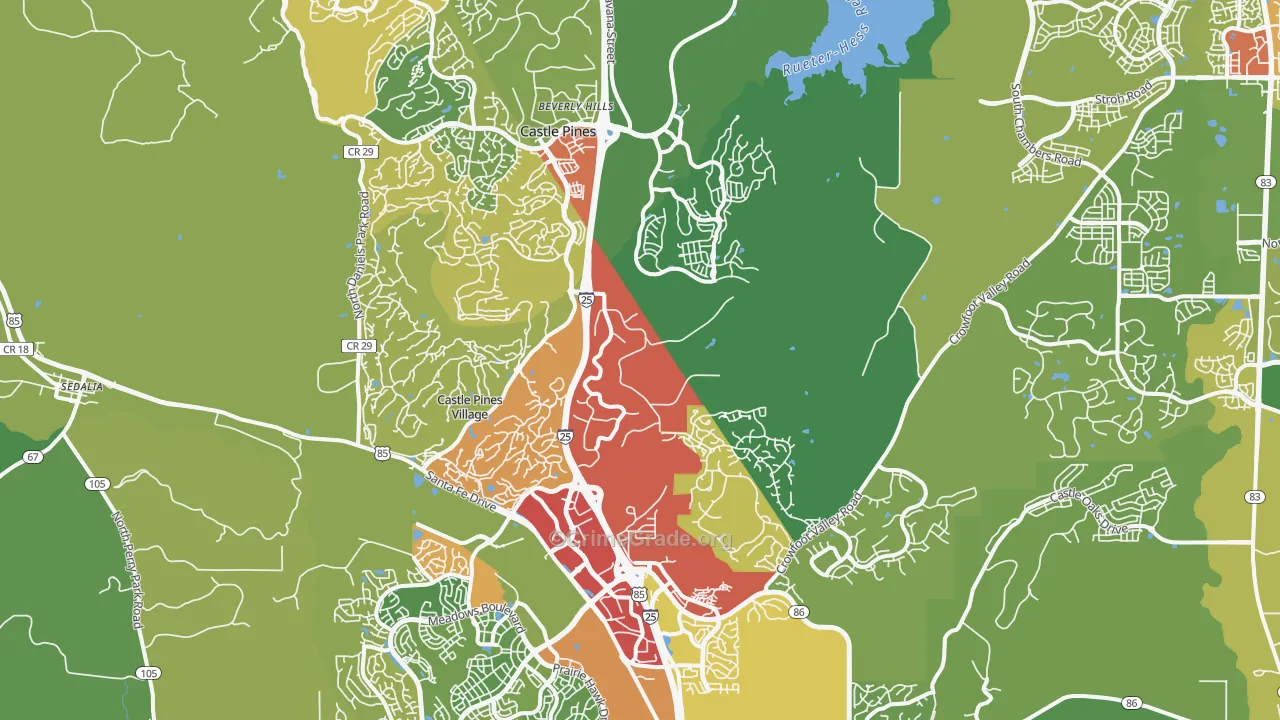80108, CO Map of Drug-Related Crime Rates