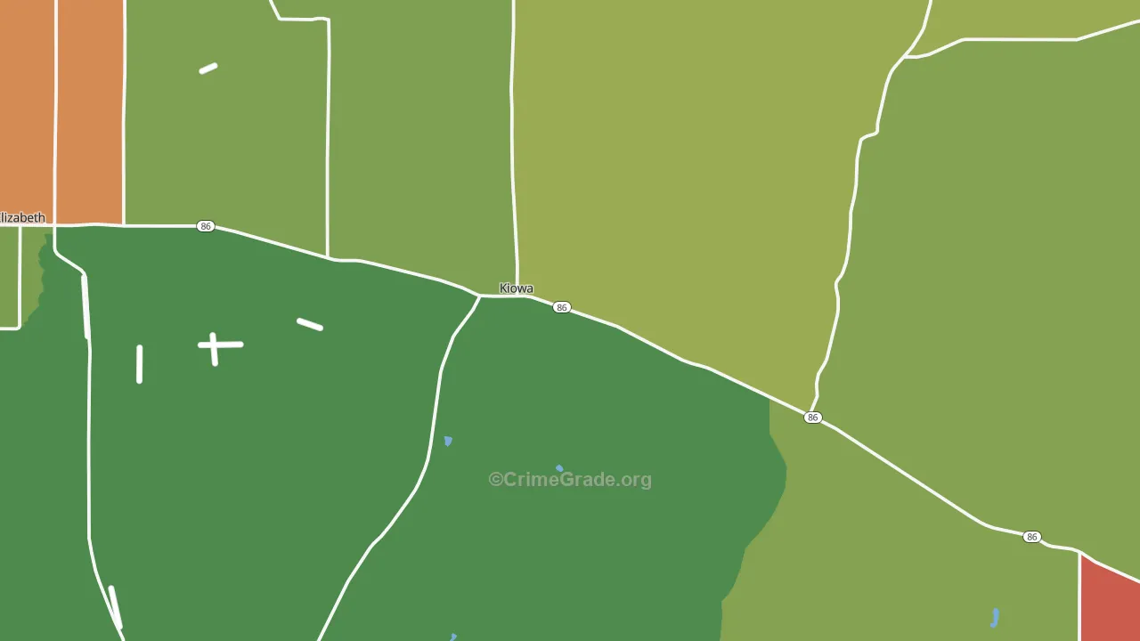 80117, CO Map of Drug-Related Crime Rates