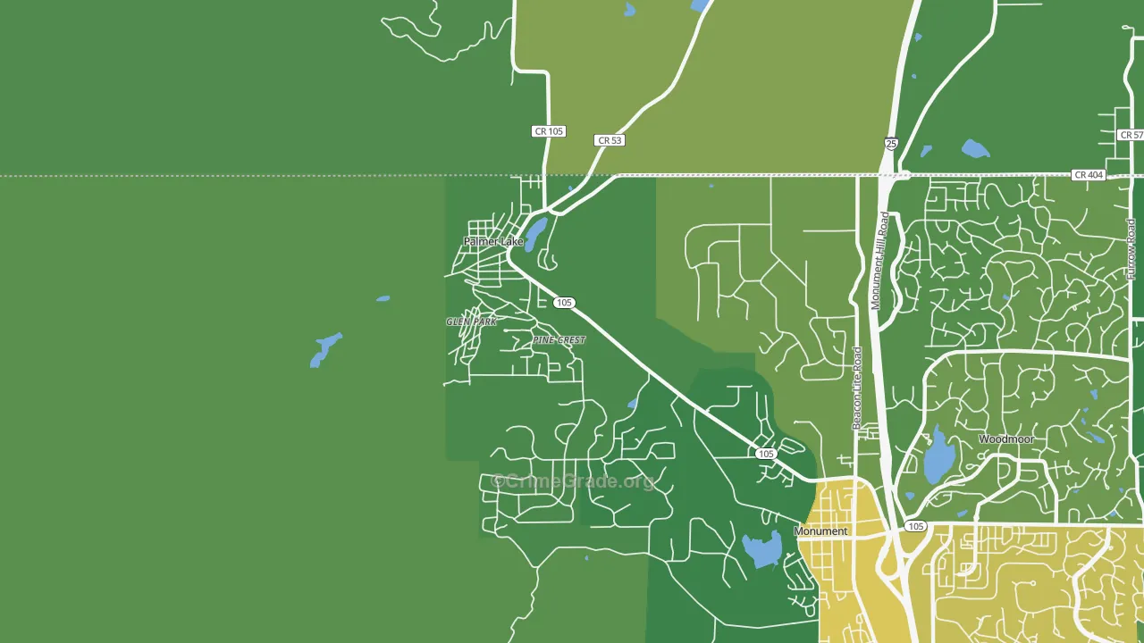 80133, CO Map of Drug-Related Crime Rates