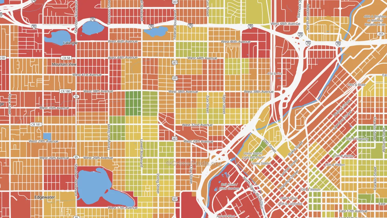 80211, CO Map of Drug-Related Crime Rates
