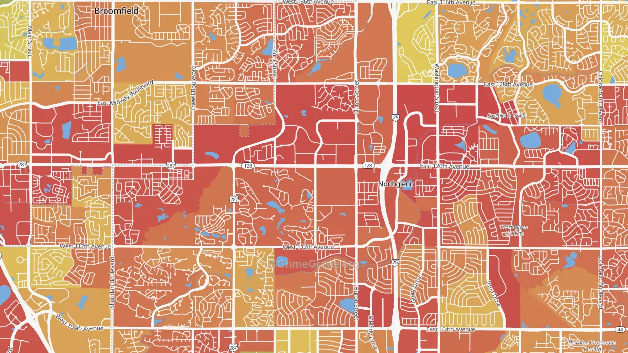 80234, CO Map of Drug-Related Crime Rates