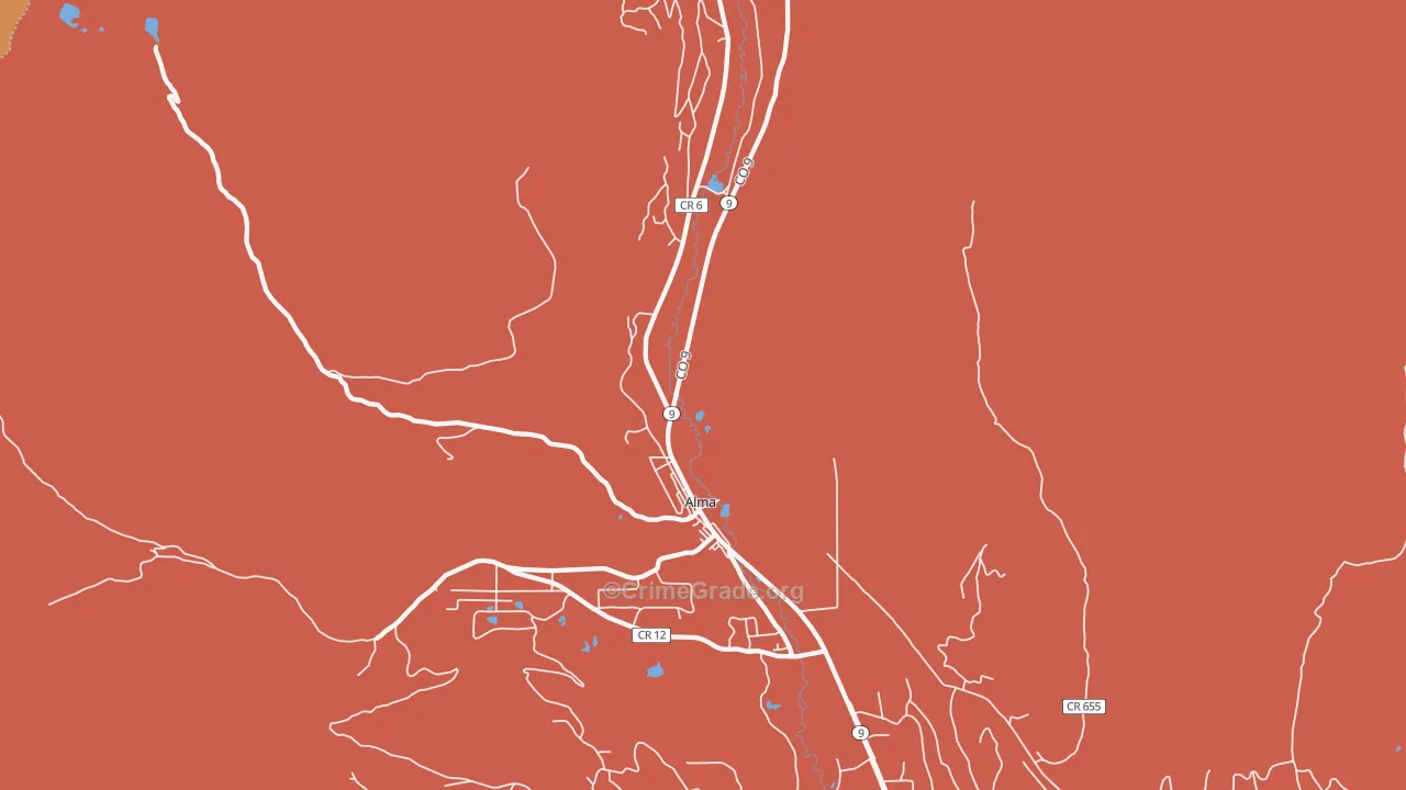 80420, CO Map of Drug-Related Crime Rates