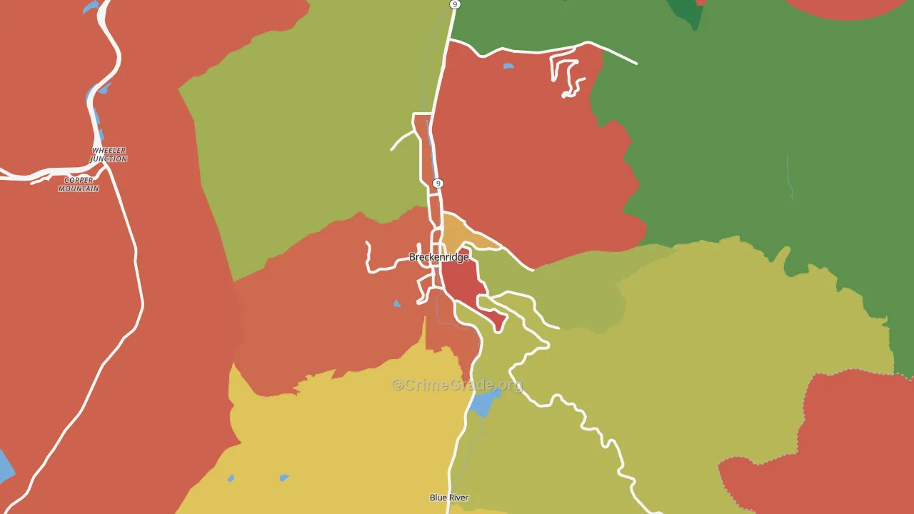 80424, CO Map of Drug-Related Crime Rates