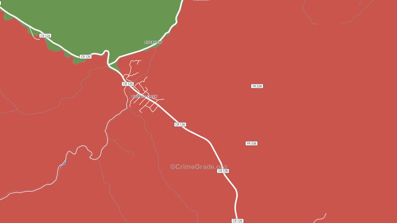 80425, CO Map of Drug-Related Crime Rates