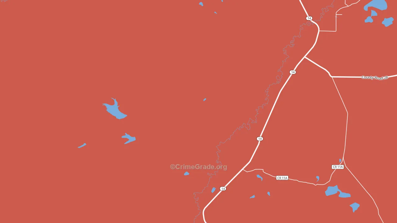 80430, CO Map of Drug-Related Crime Rates