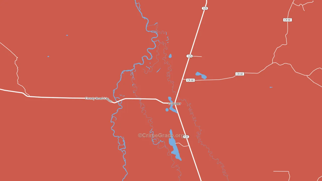 80434, CO Map of Drug-Related Crime Rates