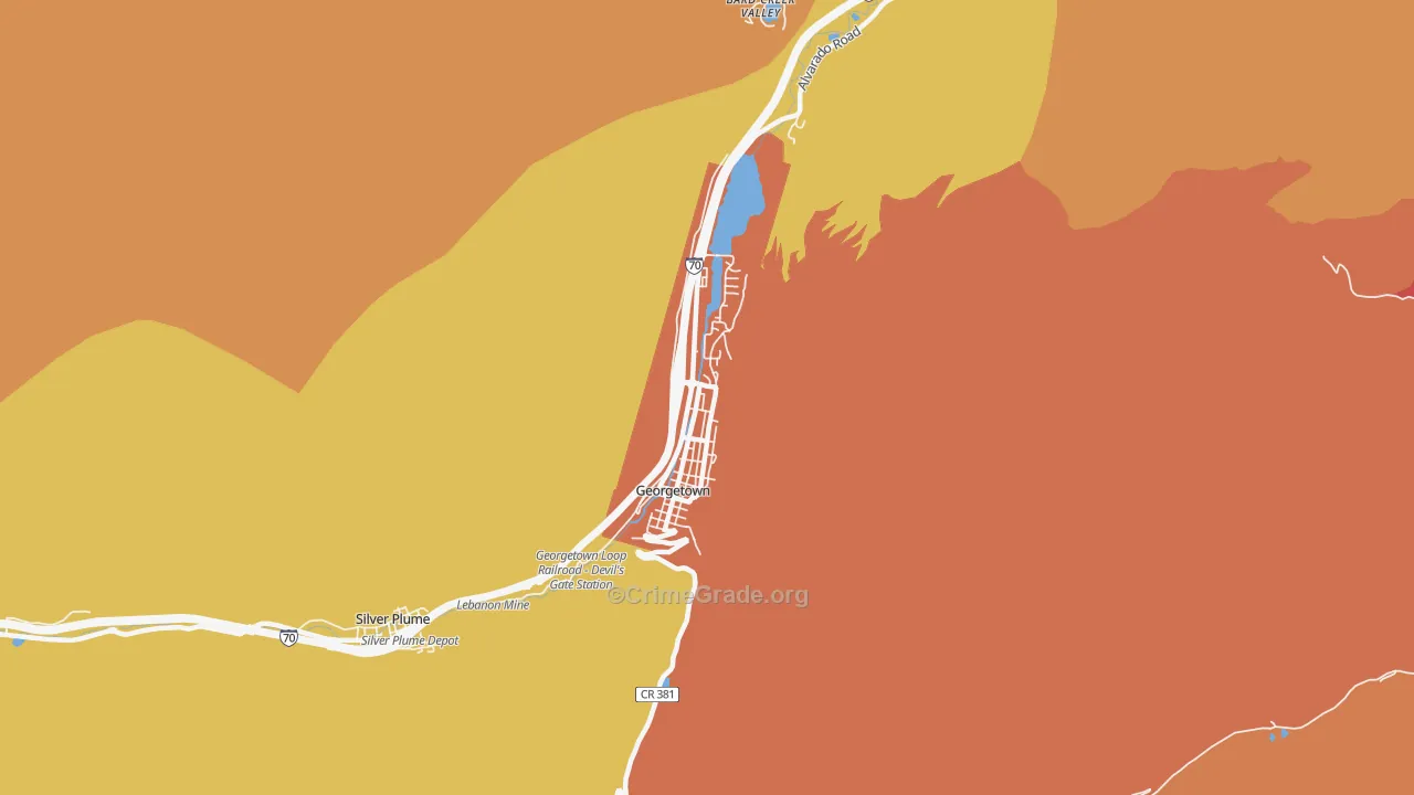 80444, CO Map of Drug-Related Crime Rates