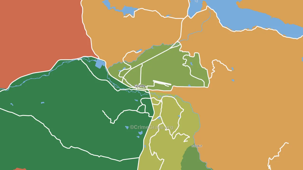 80446, CO Map of Drug-Related Crime Rates