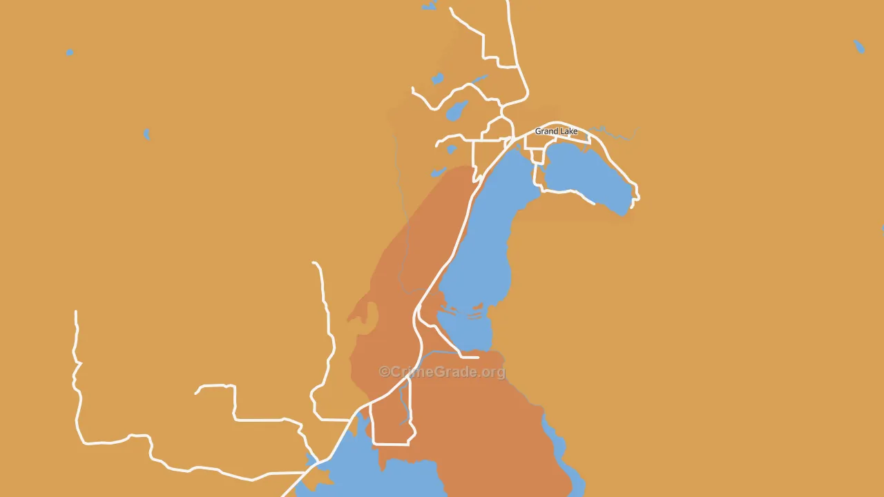 80447, CO Map of Drug-Related Crime Rates