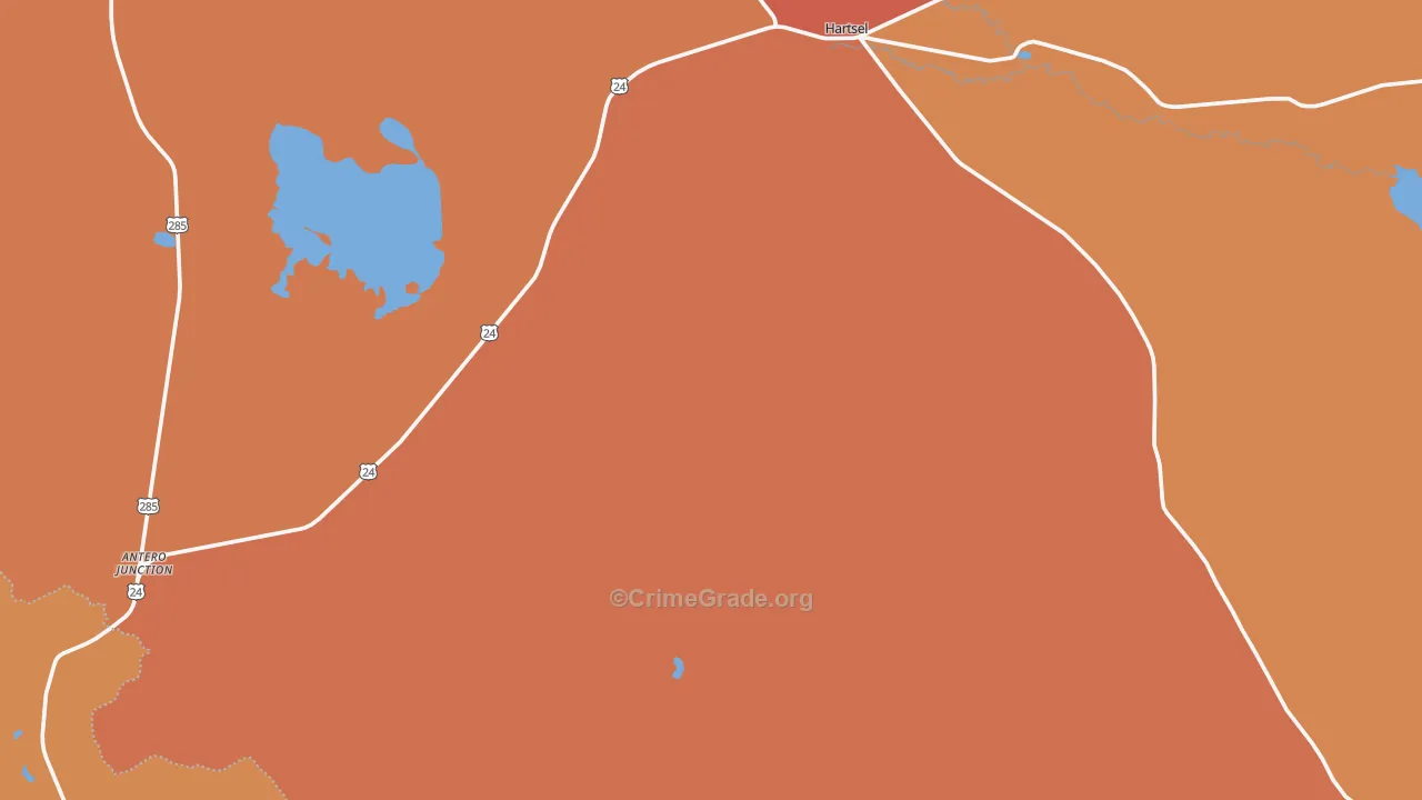 80449, CO Map of Drug-Related Crime Rates