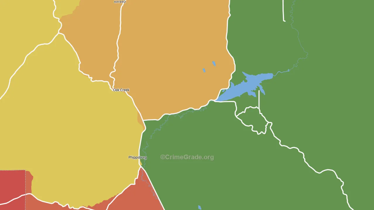 80467, CO Map of Drug-Related Crime Rates