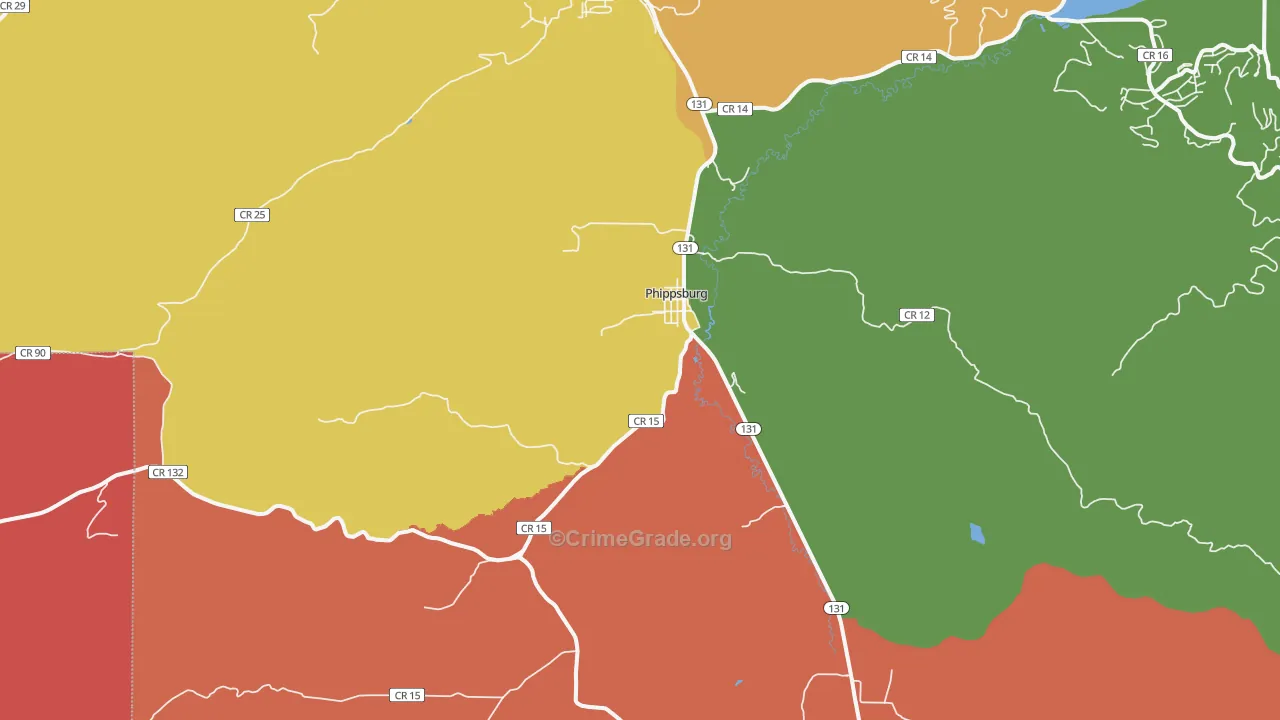80469, CO Map of Drug-Related Crime Rates
