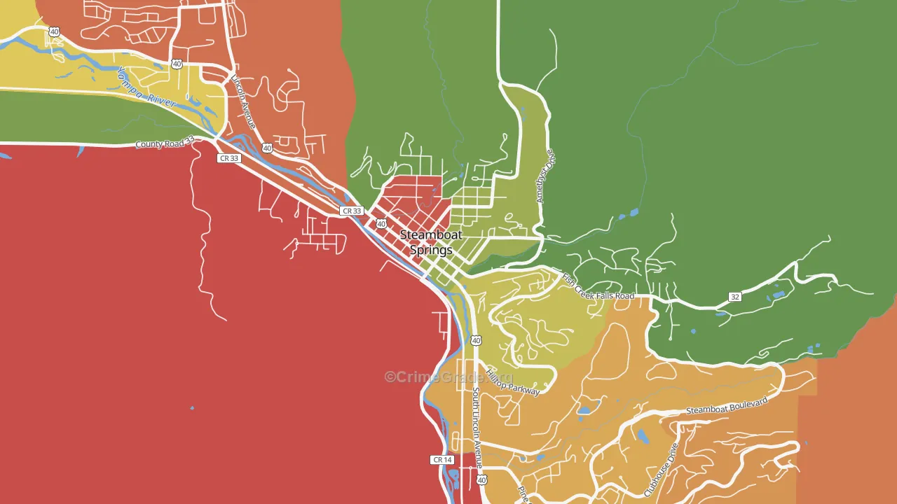 80477, CO Map of Drug-Related Crime Rates