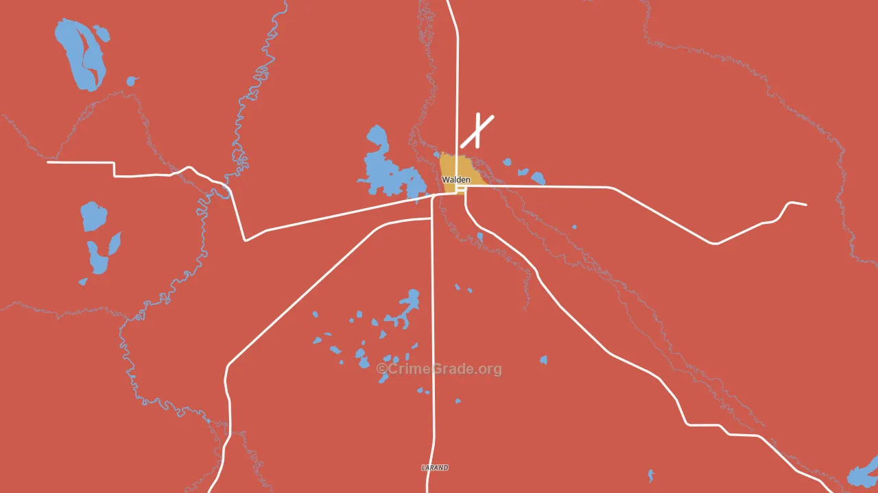 80480, CO Map of Drug-Related Crime Rates