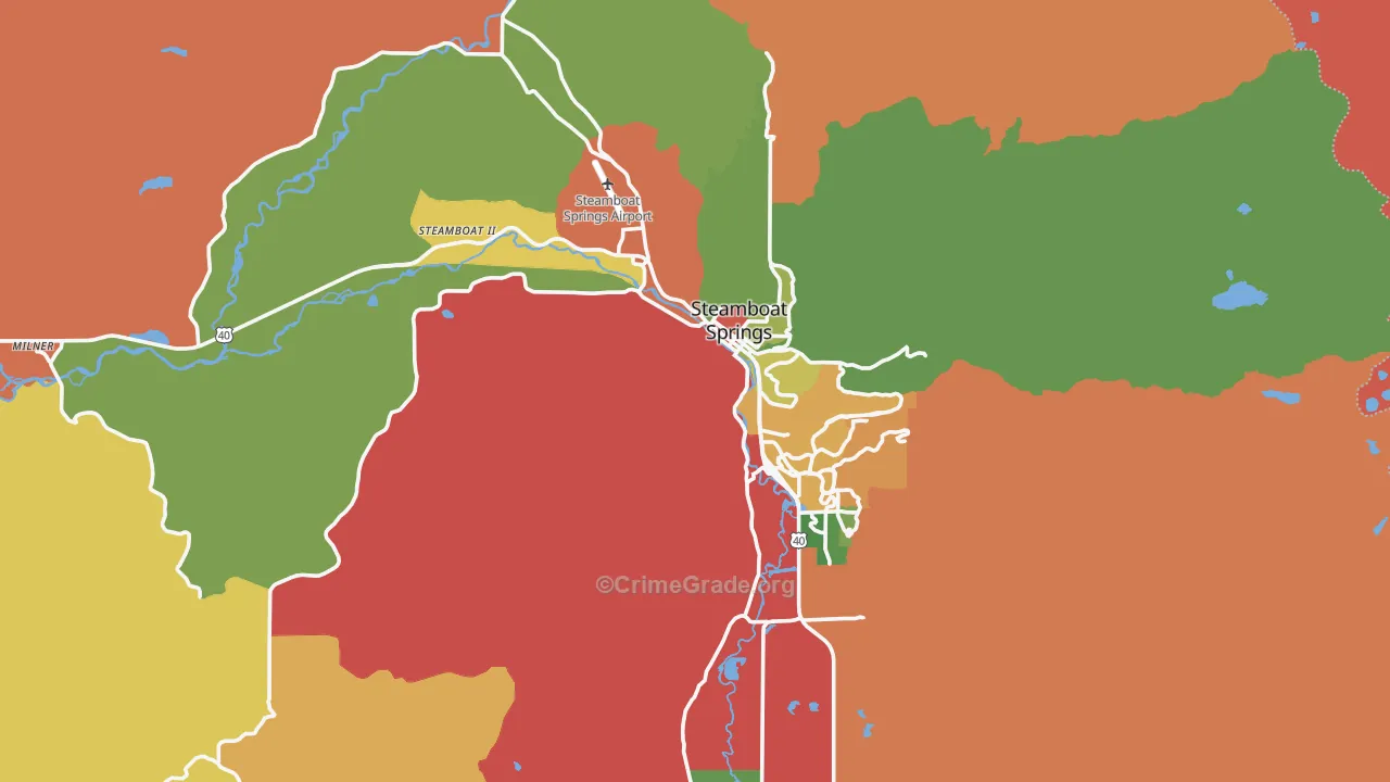 80487, CO Map of Drug-Related Crime Rates