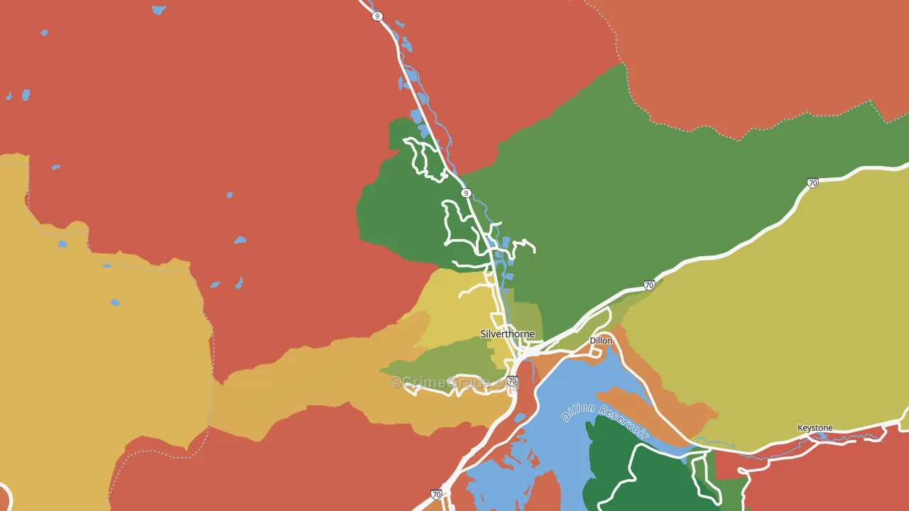 80498, CO Map of Drug-Related Crime Rates