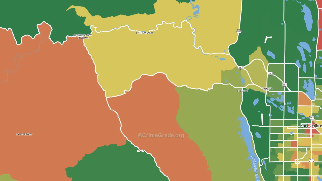 80512, CO Map of Drug-Related Crime Rates