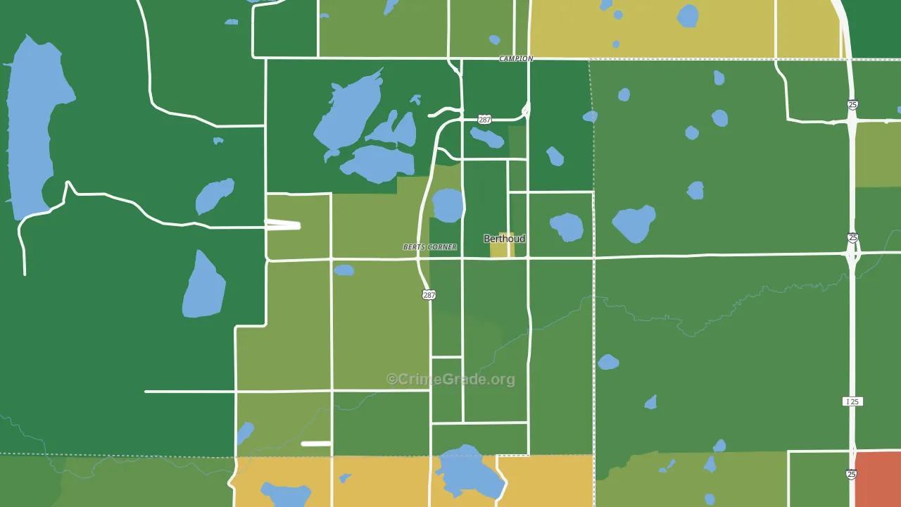 80513, CO Map of Drug-Related Crime Rates