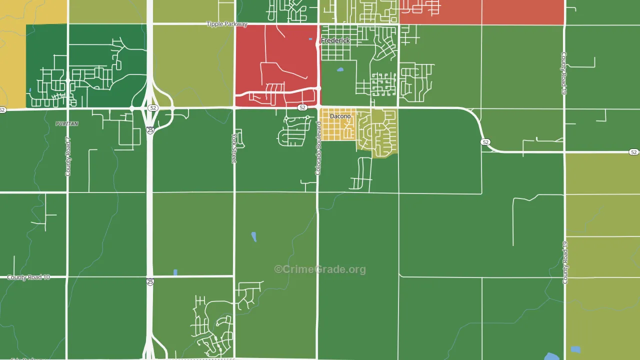 80514, CO Map of Drug-Related Crime Rates