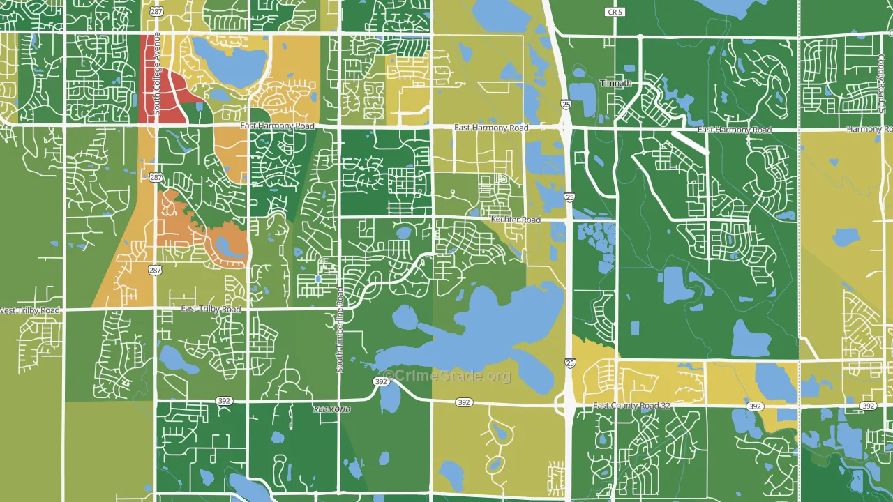 80528, CO Map of Drug-Related Crime Rates