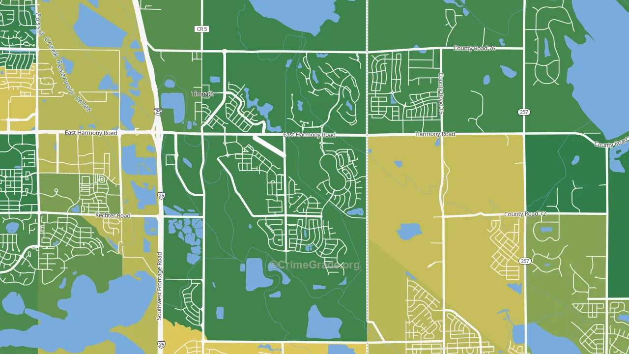 80547, CO Map of Drug-Related Crime Rates