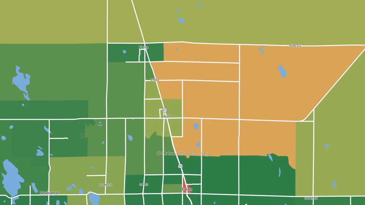 80610, CO Map of Drug-Related Crime Rates