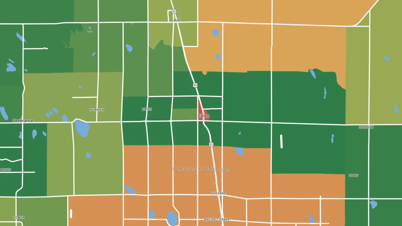 80615, CO Map of Drug-Related Crime Rates