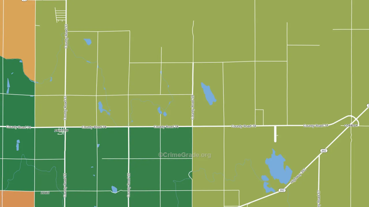 80622, CO Map of Drug-Related Crime Rates