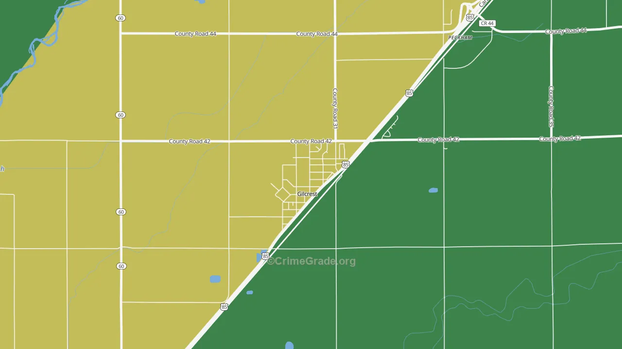 80623, CO Map of Drug-Related Crime Rates