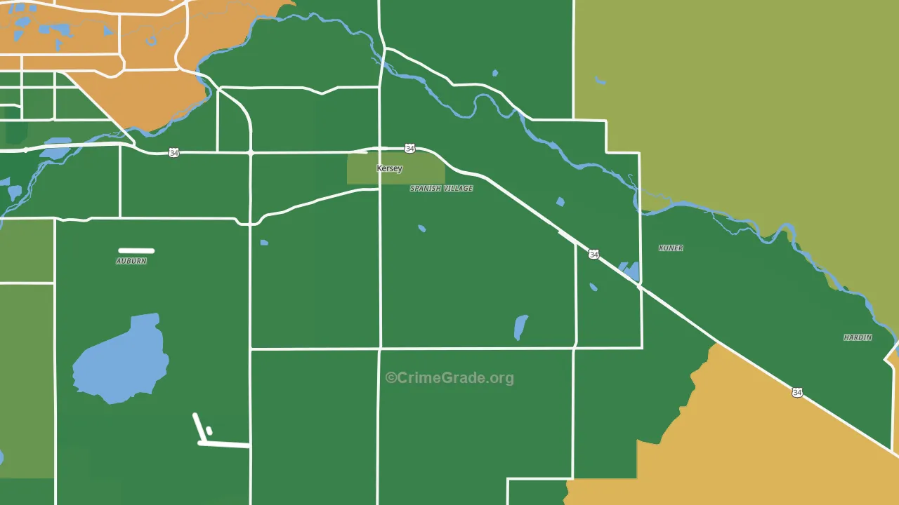 80644, CO Map of Drug-Related Crime Rates