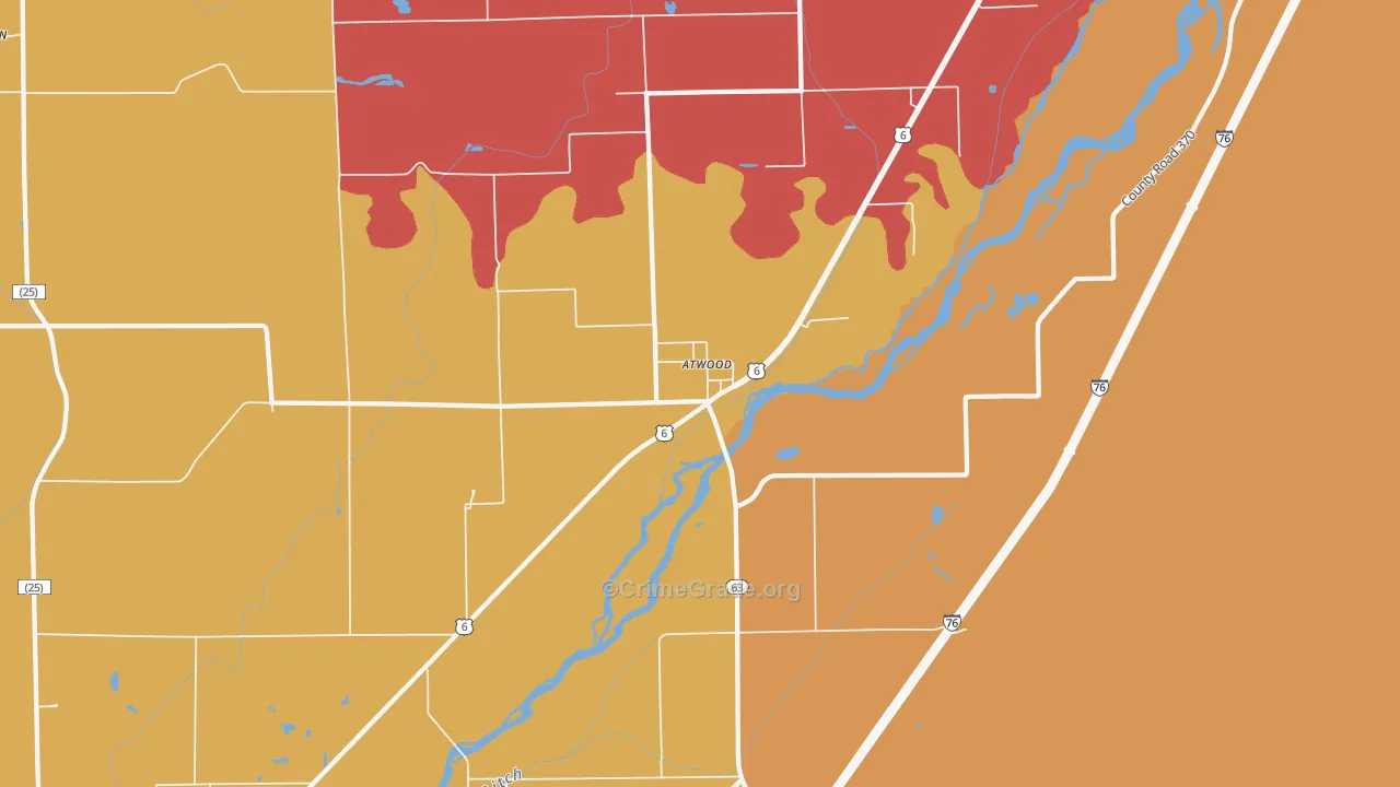 80722, CO Map of Drug-Related Crime Rates