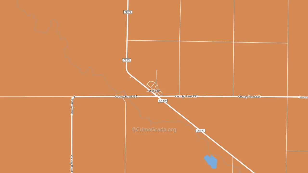 80732, CO Map of Drug-Related Crime Rates